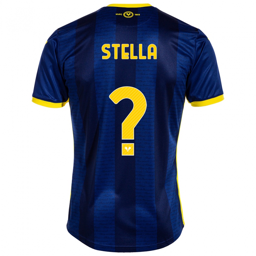 Kinder Kevin Stella #0 Marine Heimtrikot Trikot 2023/24 T-Shirt