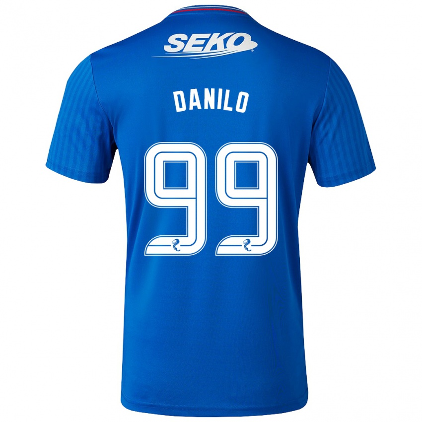 Kinder Danilo #99 Blau Heimtrikot Trikot 2023/24 T-Shirt