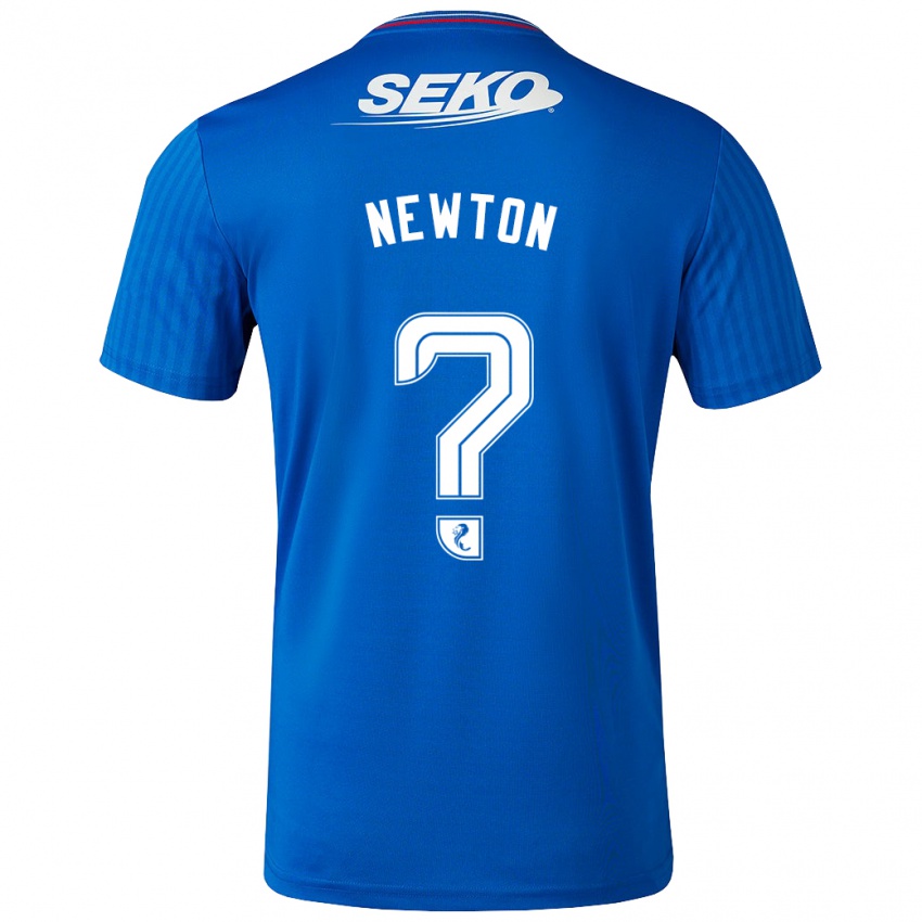 Kinder Jamie Newton #0 Blau Heimtrikot Trikot 2023/24 T-Shirt