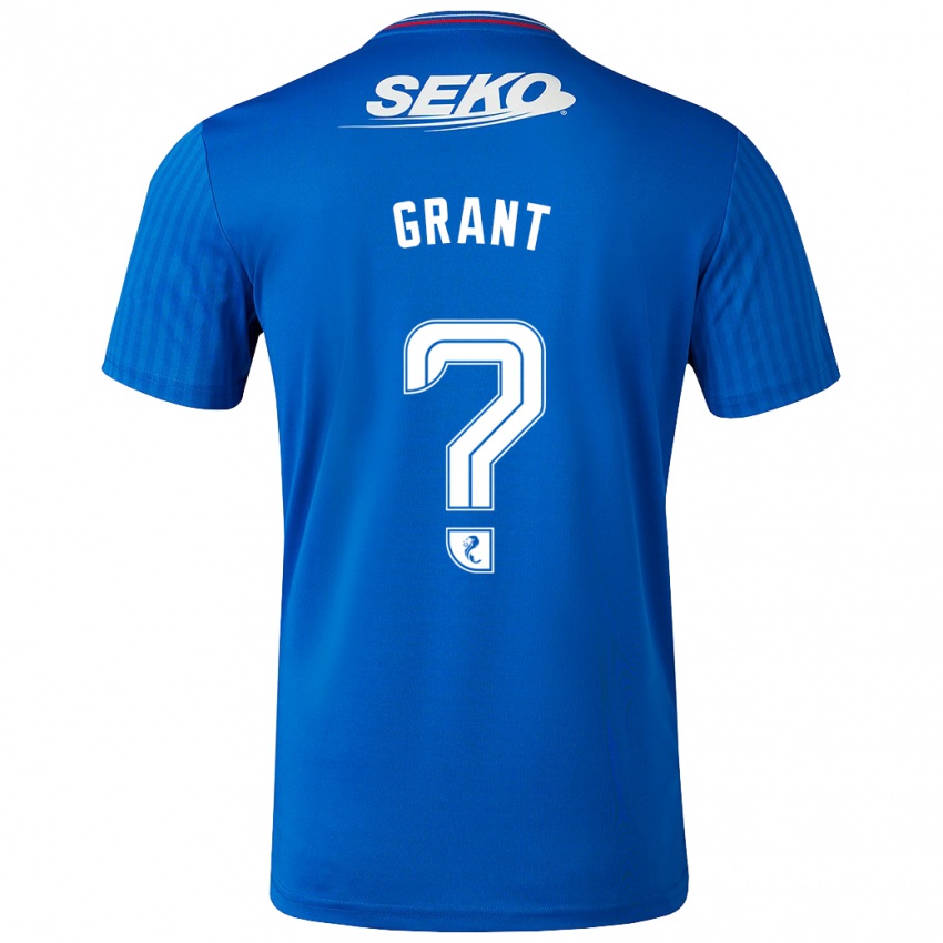 Kinder Leyton Grant #0 Blau Heimtrikot Trikot 2023/24 T-Shirt