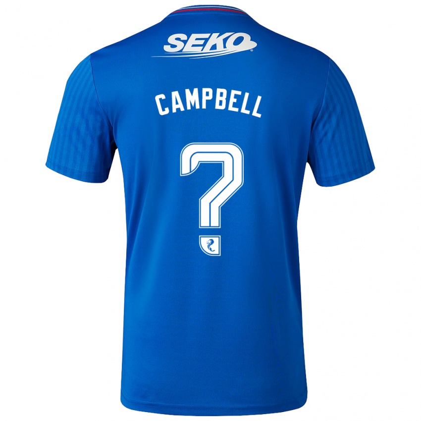 Kinder Connor Campbell #0 Blau Heimtrikot Trikot 2023/24 T-Shirt