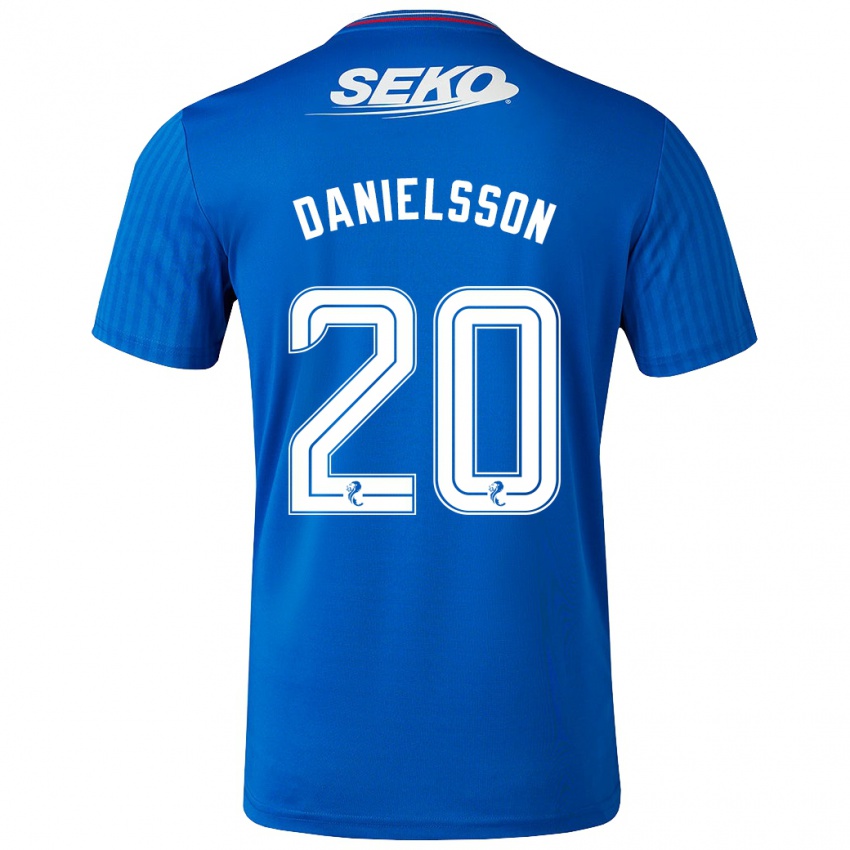 Kinder Jenny Julia Danielsson #20 Blau Heimtrikot Trikot 2023/24 T-Shirt