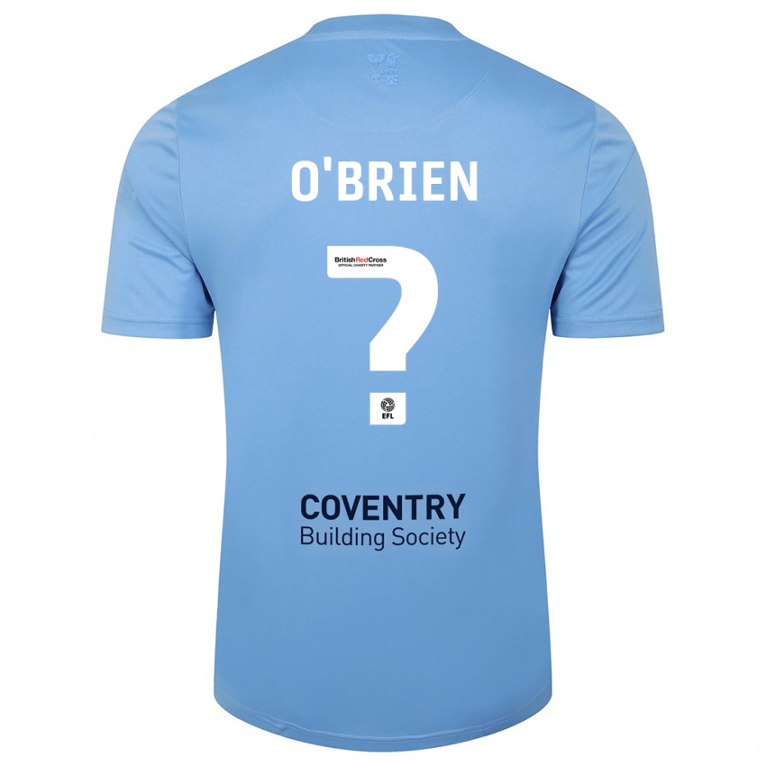 Kinder Fionn O'brien #0 Himmelblau Heimtrikot Trikot 2023/24 T-Shirt