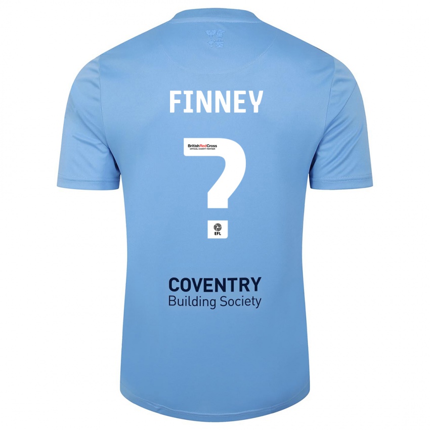 Kinder Charlie Finney #0 Himmelblau Heimtrikot Trikot 2023/24 T-Shirt