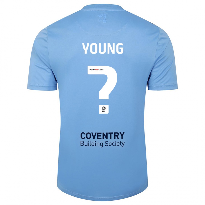 Kinder Shay Young #0 Himmelblau Heimtrikot Trikot 2023/24 T-Shirt