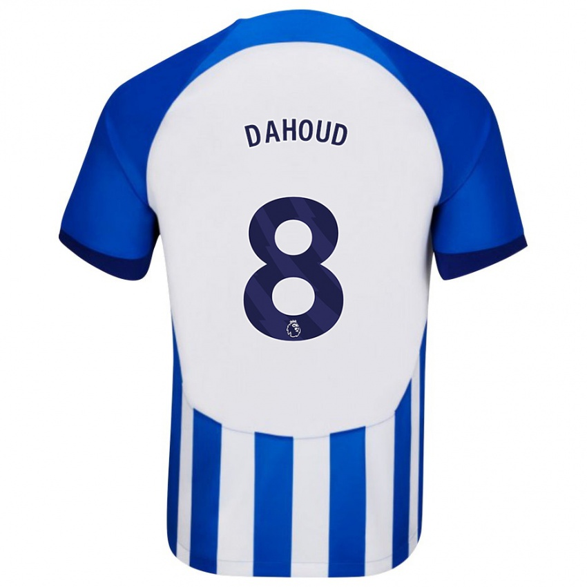 Kinder Mahmoud Dahoud #8 Blau Heimtrikot Trikot 2023/24 T-Shirt