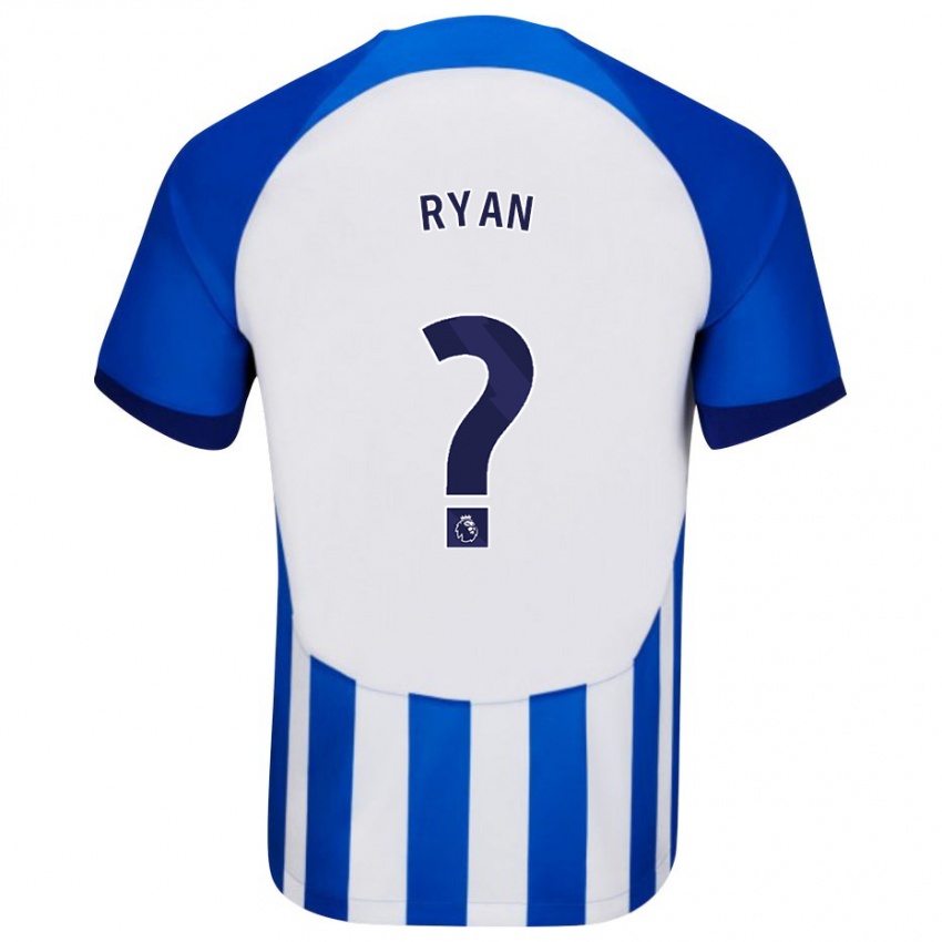 Kinder Kain Ryan #0 Blau Heimtrikot Trikot 2023/24 T-Shirt