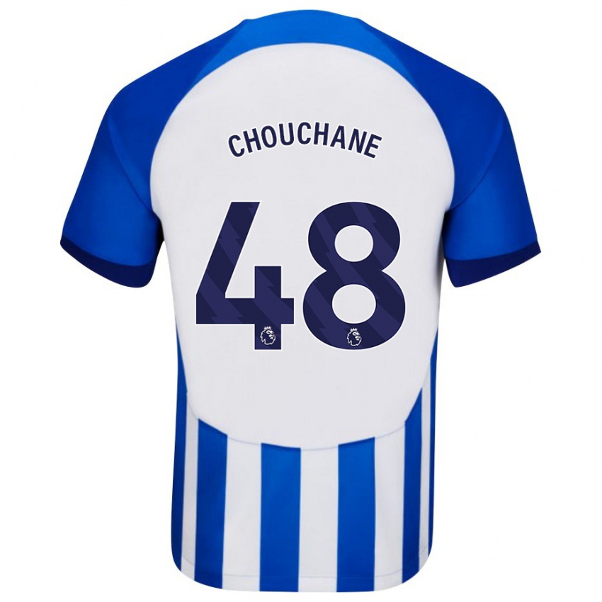 Kinder Samy Chouchane #48 Blau Heimtrikot Trikot 2023/24 T-Shirt