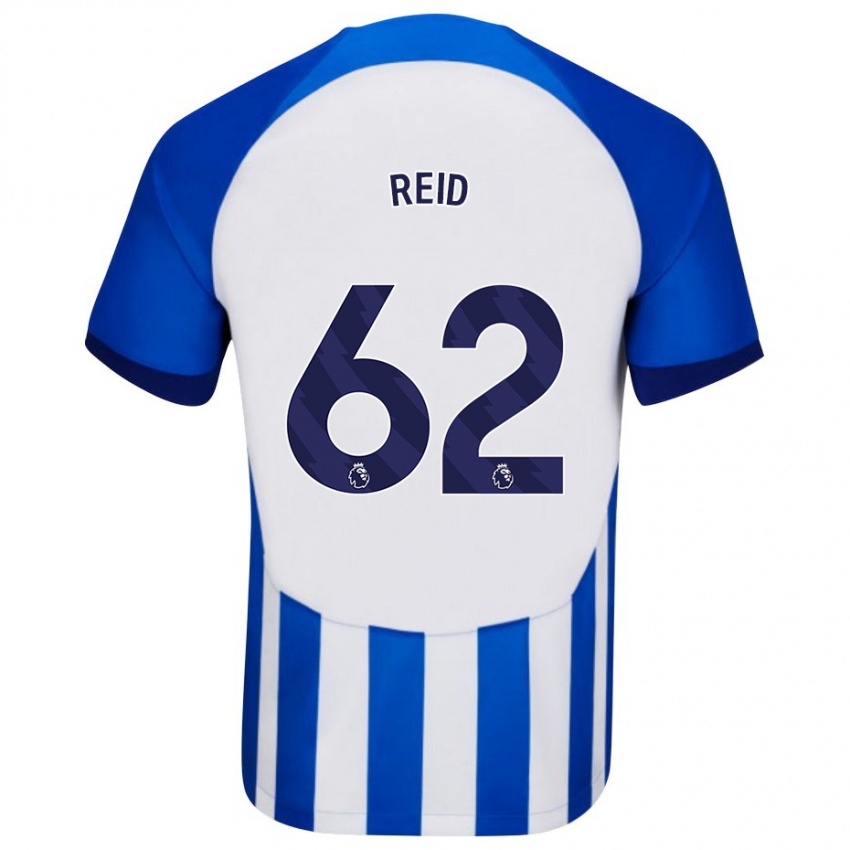 Kinder Tommy Reid #62 Blau Heimtrikot Trikot 2023/24 T-Shirt