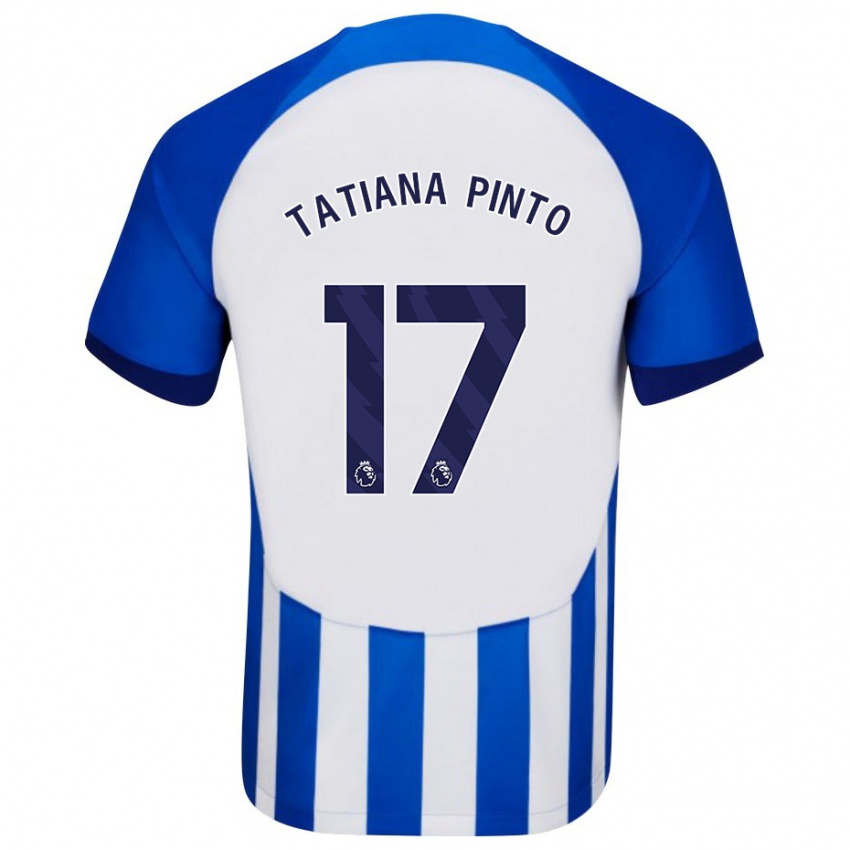 Kinder Tatiana Vanessa Ferreira Pinto #17 Blau Heimtrikot Trikot 2023/24 T-Shirt