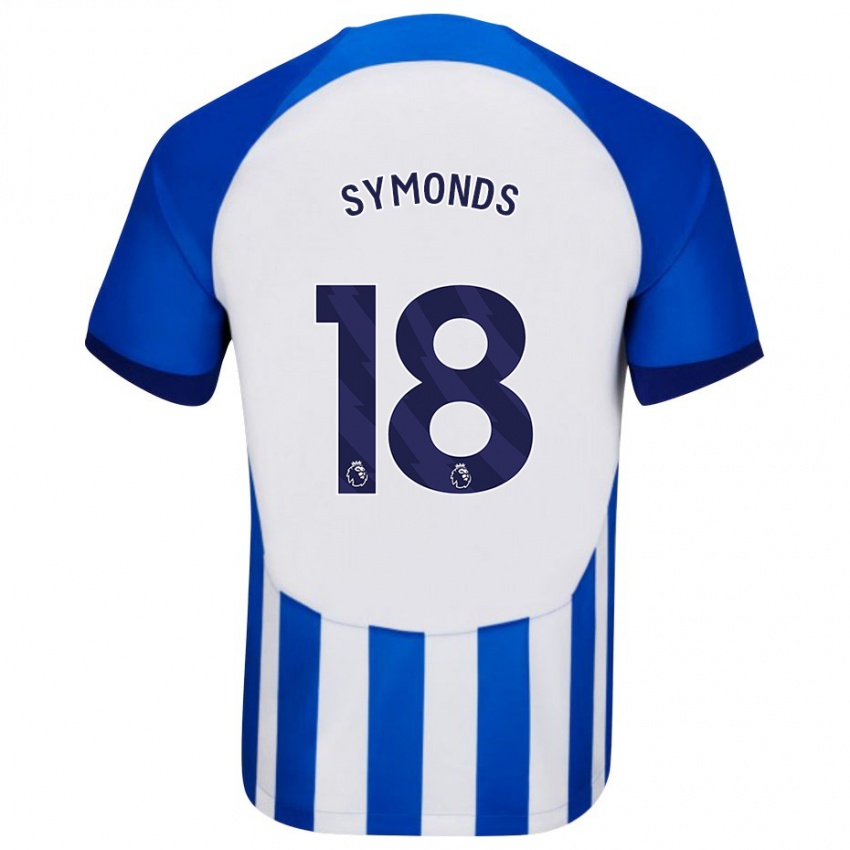 Kinder Maisie Symonds #18 Blau Heimtrikot Trikot 2023/24 T-Shirt