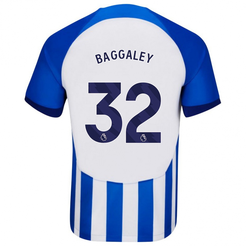 Kinder Sophie Baggaley #32 Blau Heimtrikot Trikot 2023/24 T-Shirt