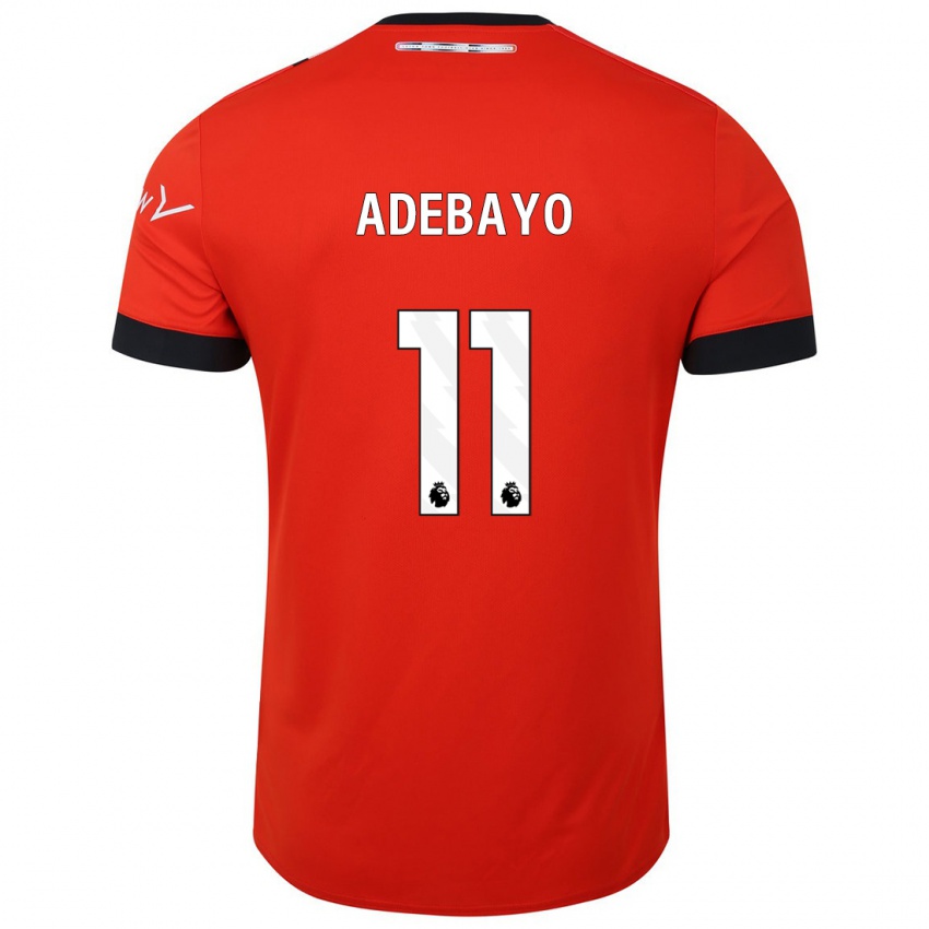 Kinder Elijah Adebayo #11 Rot Heimtrikot Trikot 2023/24 T-Shirt