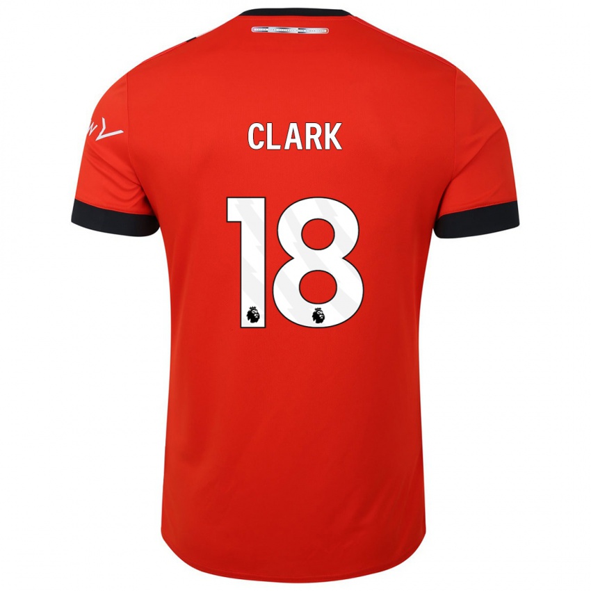 Kinder Jordan Clark #18 Rot Heimtrikot Trikot 2023/24 T-Shirt