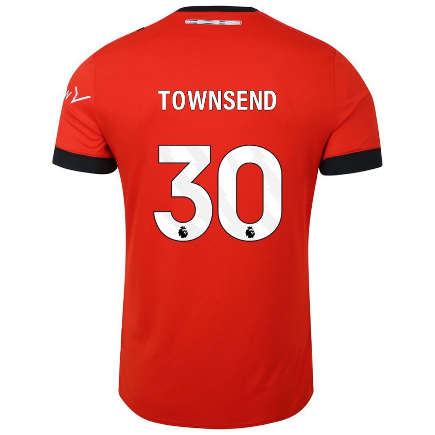 Kinder Andros Townsend #30 Rot Heimtrikot Trikot 2023/24 T-Shirt