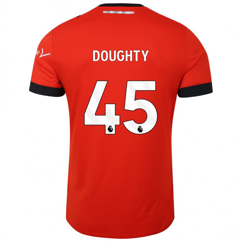 Kinder Alfie Doughty #45 Rot Heimtrikot Trikot 2023/24 T-Shirt