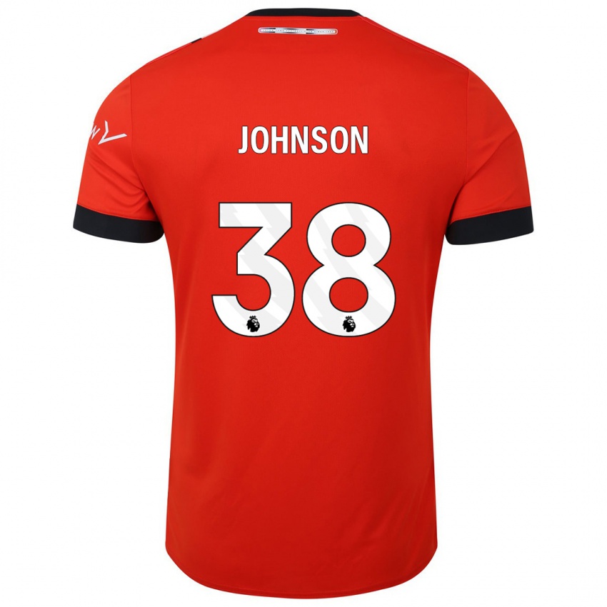 Kinder Joe Johnson #38 Rot Heimtrikot Trikot 2023/24 T-Shirt