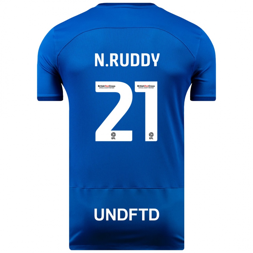 Kinder John Ruddy #21 Blau Heimtrikot Trikot 2023/24 T-Shirt