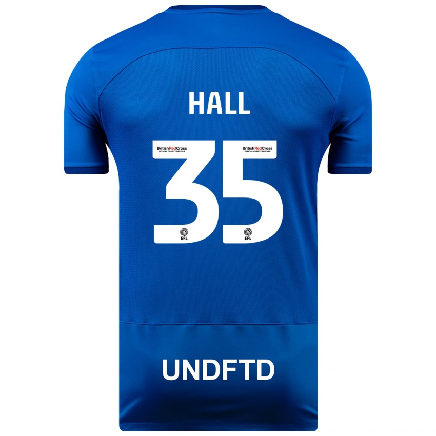 Kinder George Hall #35 Blau Heimtrikot Trikot 2023/24 T-Shirt
