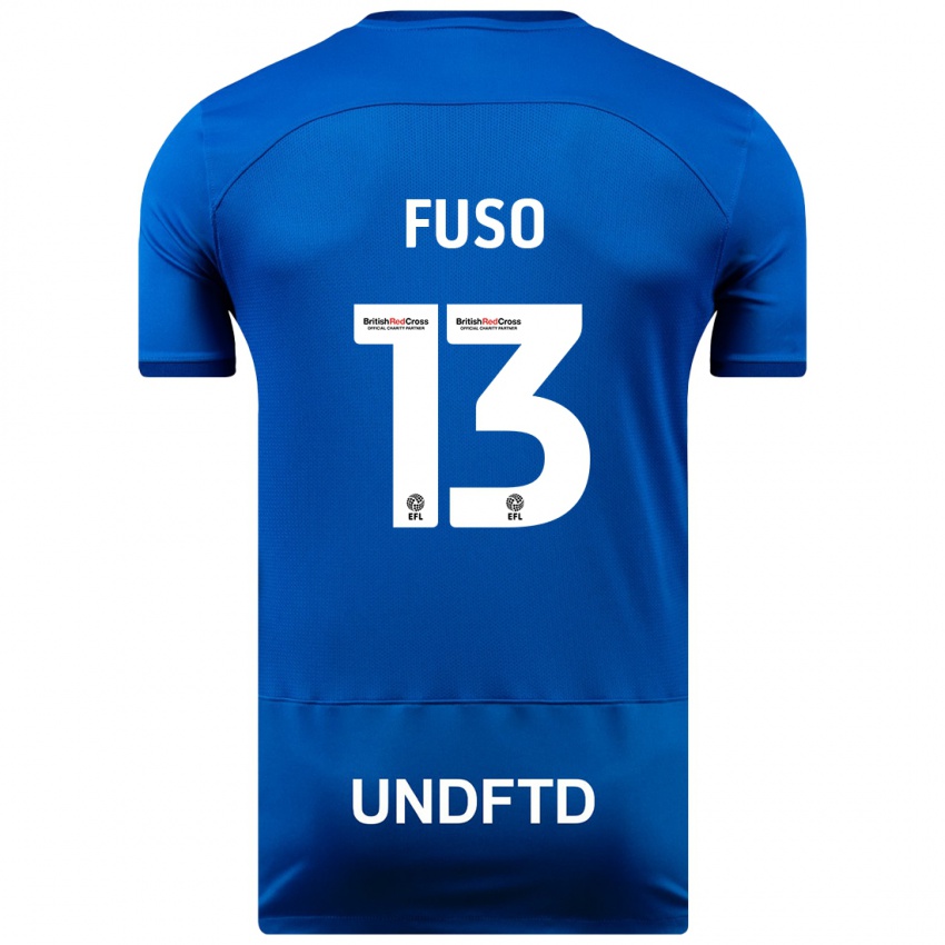 Kinder Ivana Fuso #13 Blau Heimtrikot Trikot 2023/24 T-Shirt