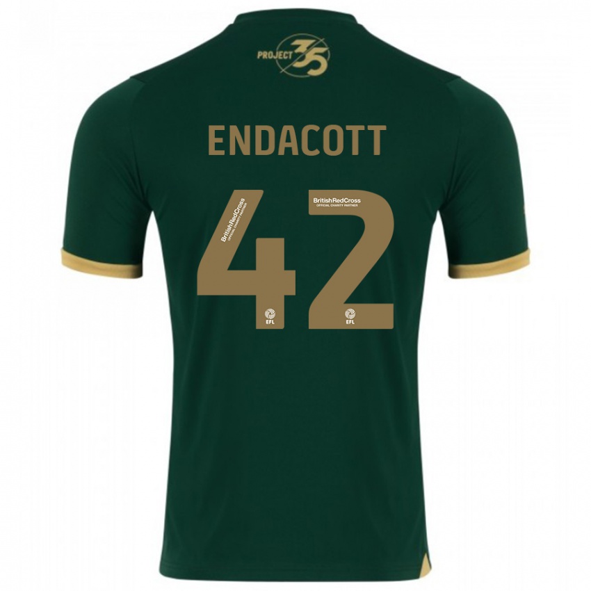 Kinder Jack Endacott #42 Grün Heimtrikot Trikot 2023/24 T-Shirt