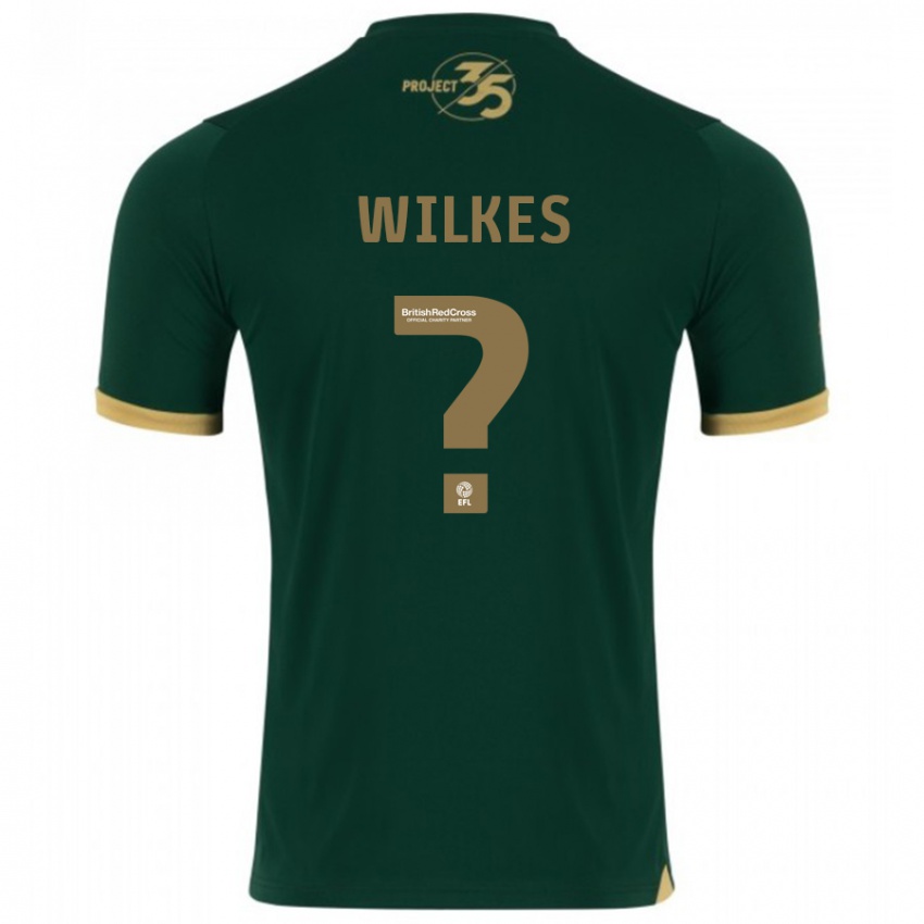 Kinder Finley Wilkes #0 Grün Heimtrikot Trikot 2023/24 T-Shirt