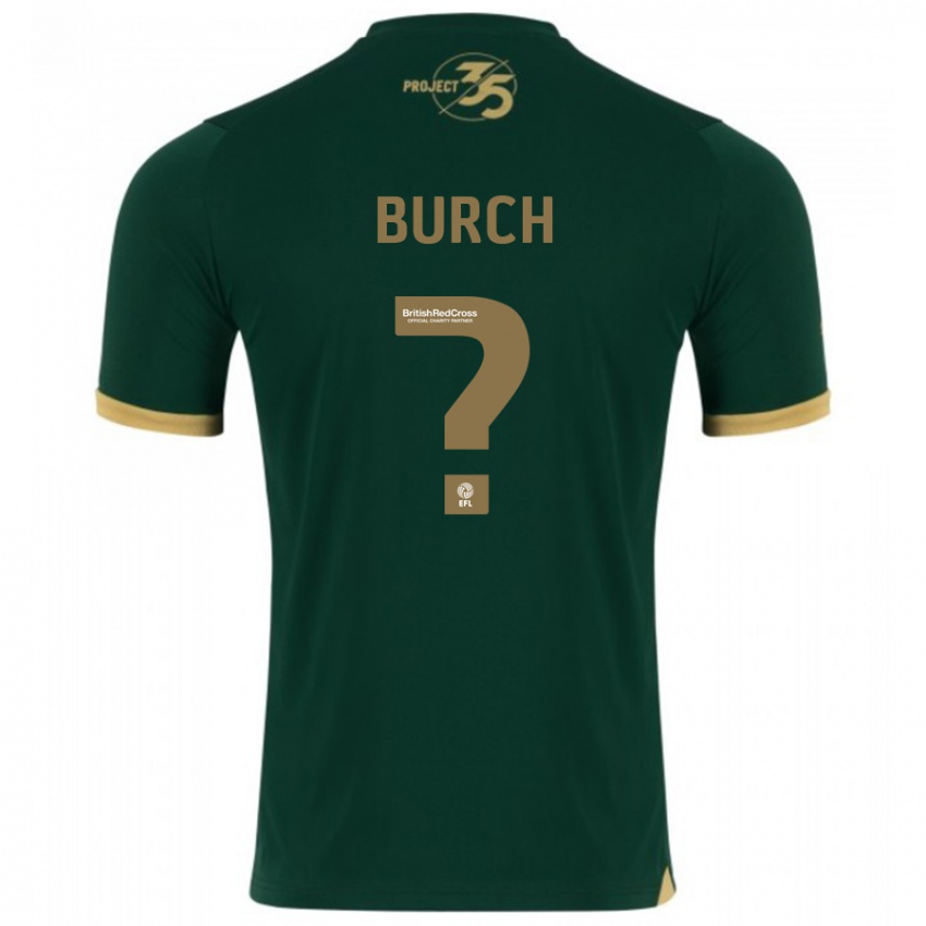 Kinder Kian Burch #0 Grün Heimtrikot Trikot 2023/24 T-Shirt