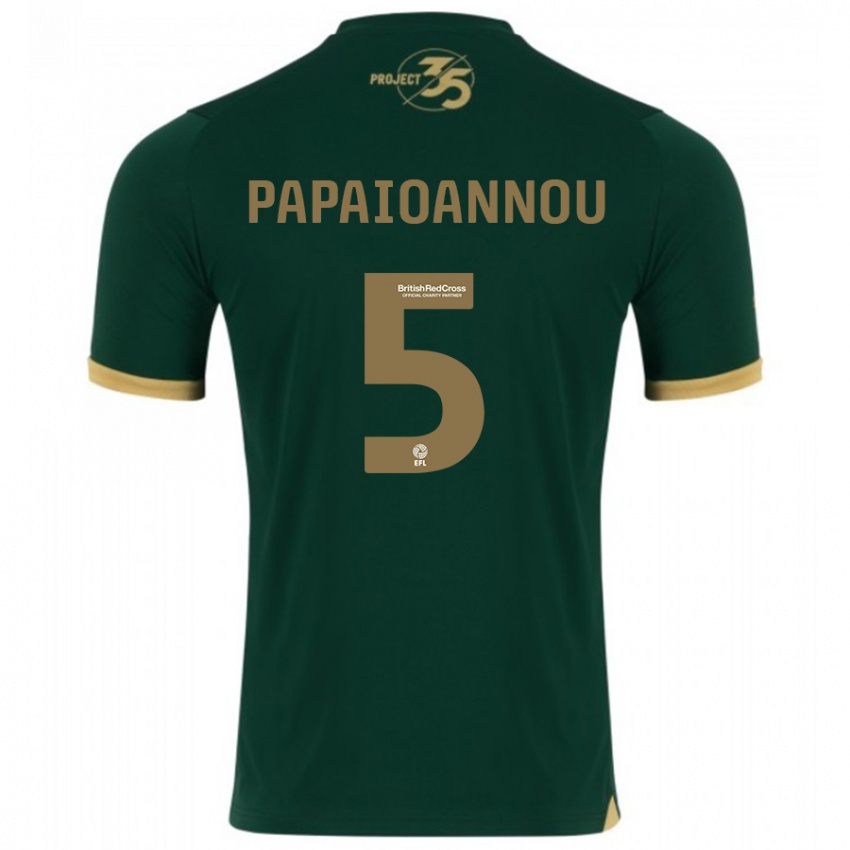 Kinder Panagiota Papaioannou #5 Grün Heimtrikot Trikot 2023/24 T-Shirt