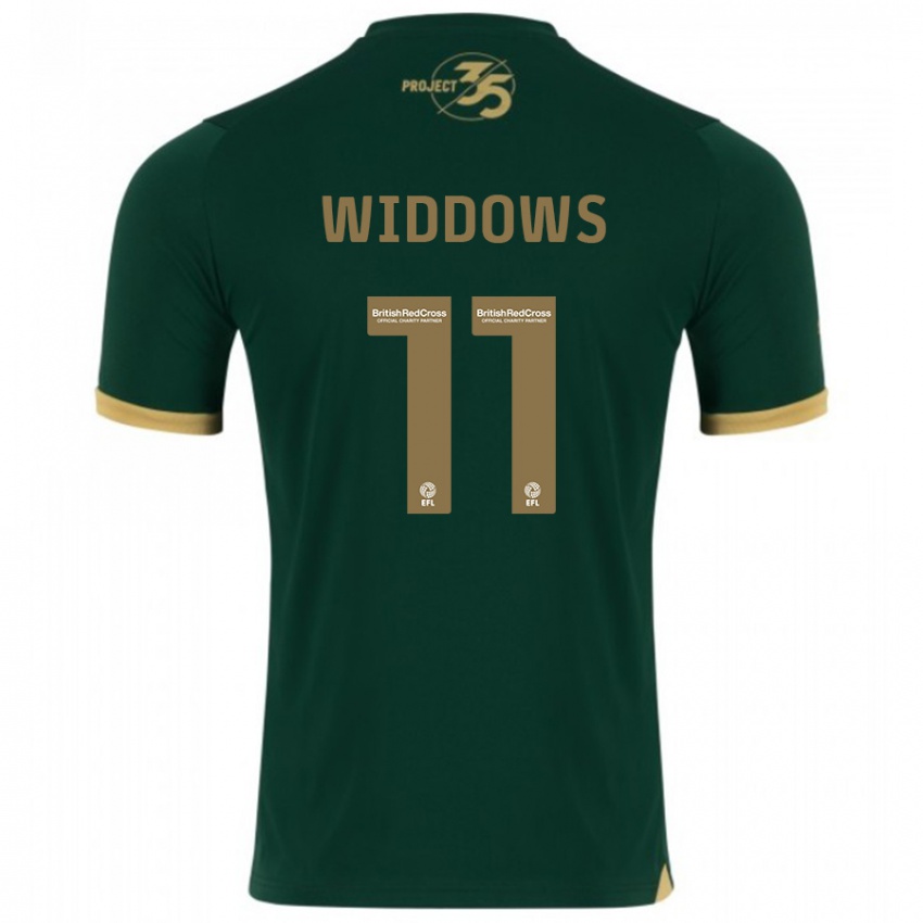 Kinder Jade Widdows #11 Grün Heimtrikot Trikot 2023/24 T-Shirt