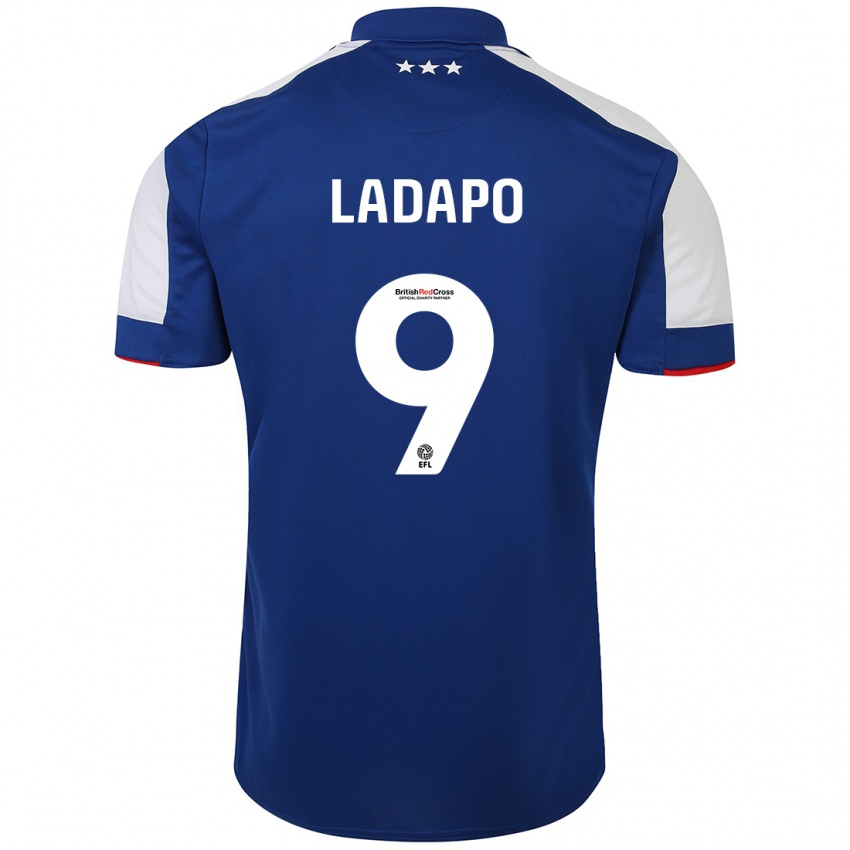 Kinder Freddie Ladapo #9 Blau Heimtrikot Trikot 2023/24 T-Shirt