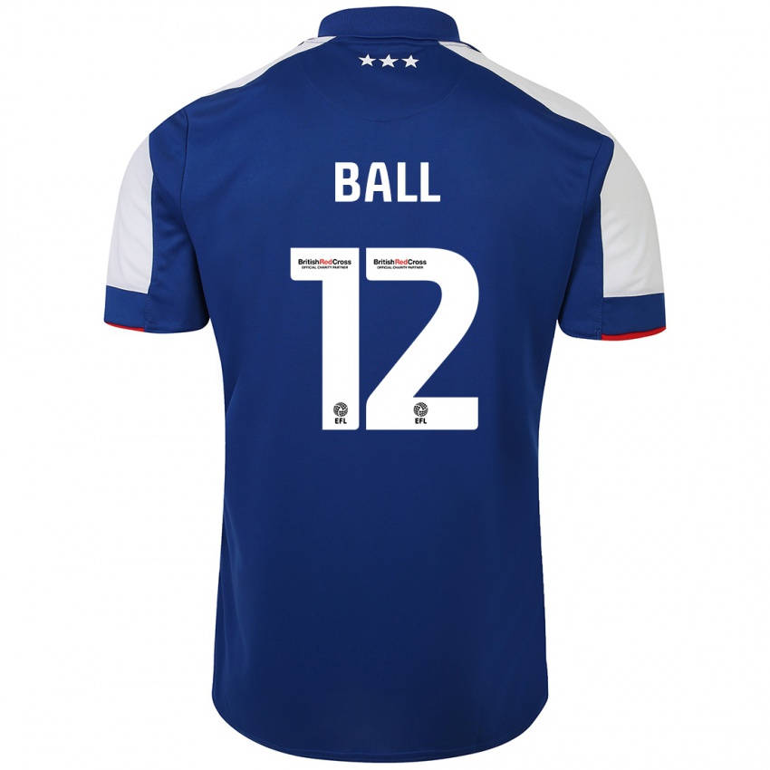 Kinder Dominic Ball #12 Blau Heimtrikot Trikot 2023/24 T-Shirt