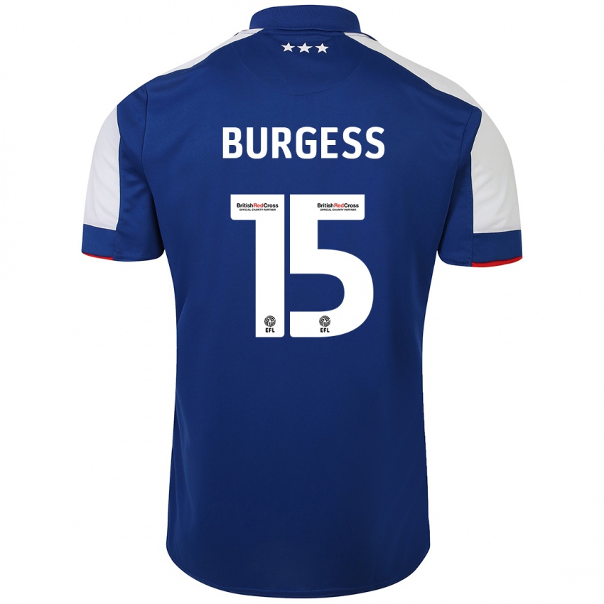 Kinder Cameron Burgess #15 Blau Heimtrikot Trikot 2023/24 T-Shirt