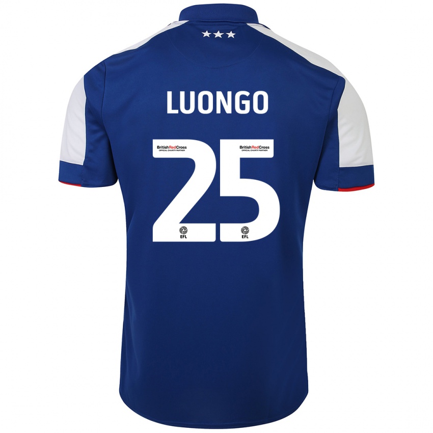 Kinder Massimo Luongo #25 Blau Heimtrikot Trikot 2023/24 T-Shirt