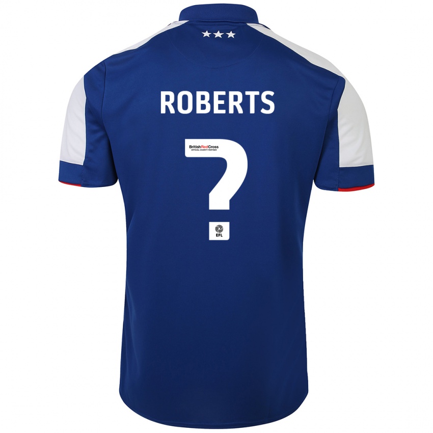 Kinder Mathaeus Roberts #0 Blau Heimtrikot Trikot 2023/24 T-Shirt