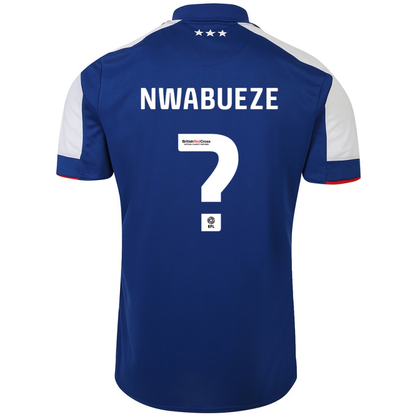 Kinder Jesse Nwabueze #0 Blau Heimtrikot Trikot 2023/24 T-Shirt