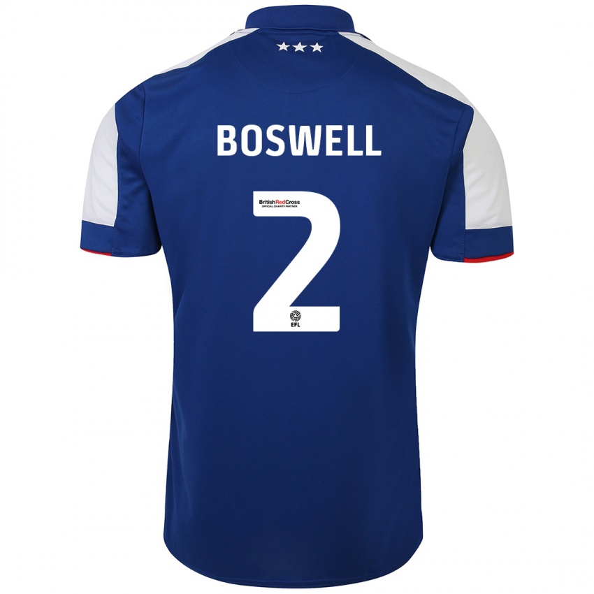 Kinder Maria Boswell #2 Blau Heimtrikot Trikot 2023/24 T-Shirt