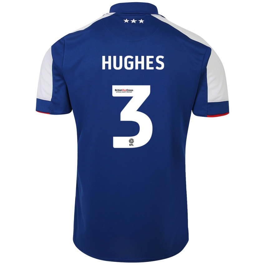 Kinder Summer Hughes #3 Blau Heimtrikot Trikot 2023/24 T-Shirt