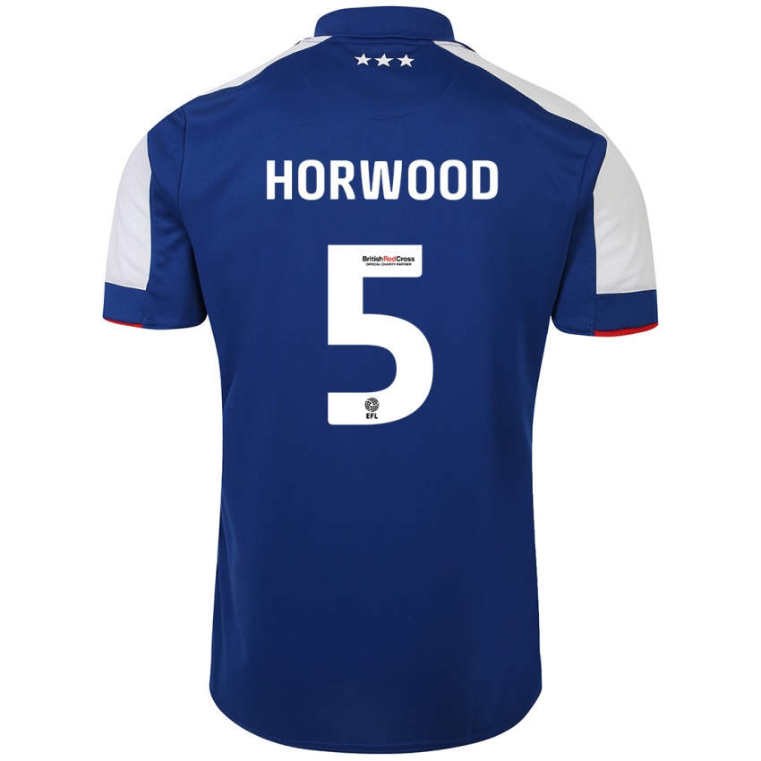 Kinder Bonnie Horwood #5 Blau Heimtrikot Trikot 2023/24 T-Shirt