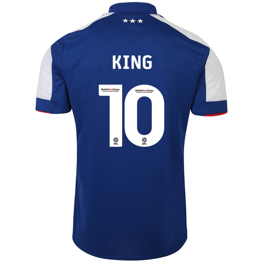 Kinder Eloise King #10 Blau Heimtrikot Trikot 2023/24 T-Shirt