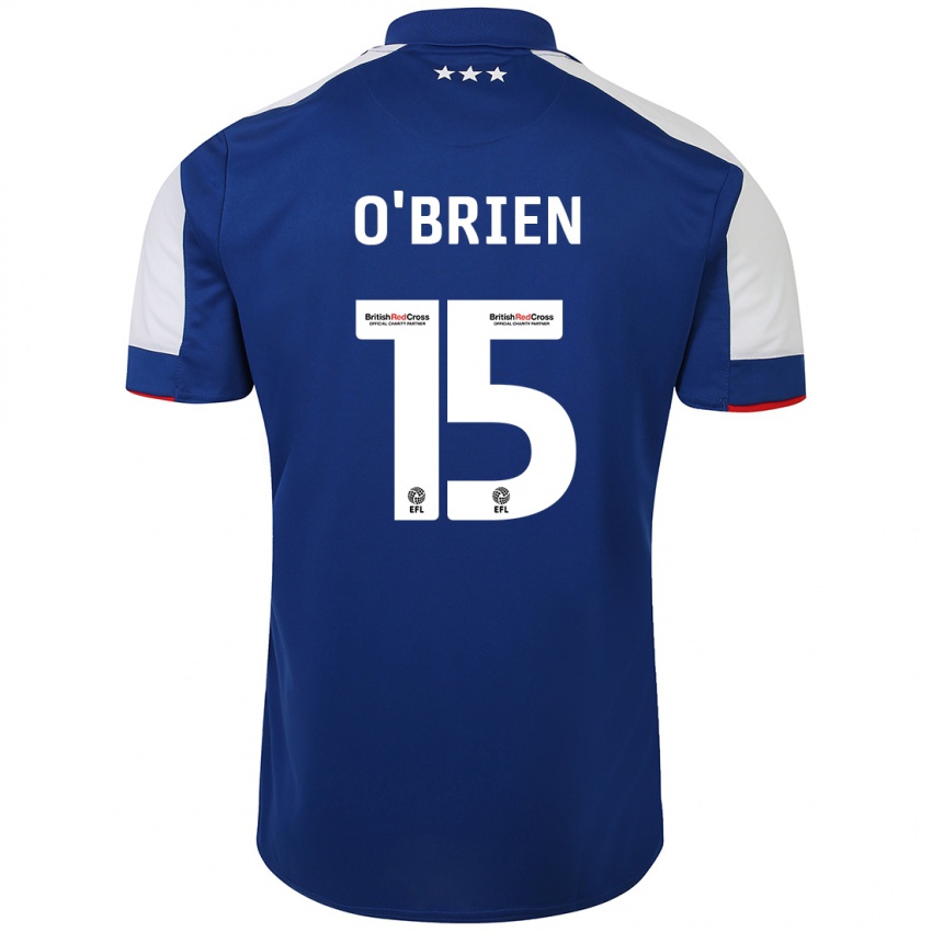 Kinder Lucy O'brien #15 Blau Heimtrikot Trikot 2023/24 T-Shirt