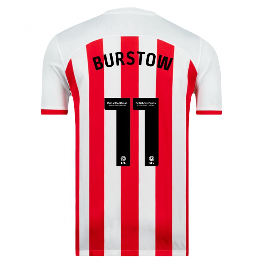 Kinder Mason Burstow #11 Weiß Heimtrikot Trikot 2023/24 T-Shirt