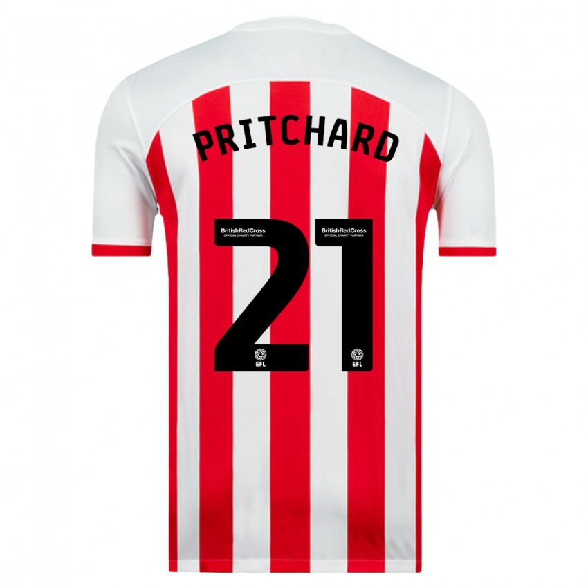 Kinder Alex Pritchard #21 Weiß Heimtrikot Trikot 2023/24 T-Shirt