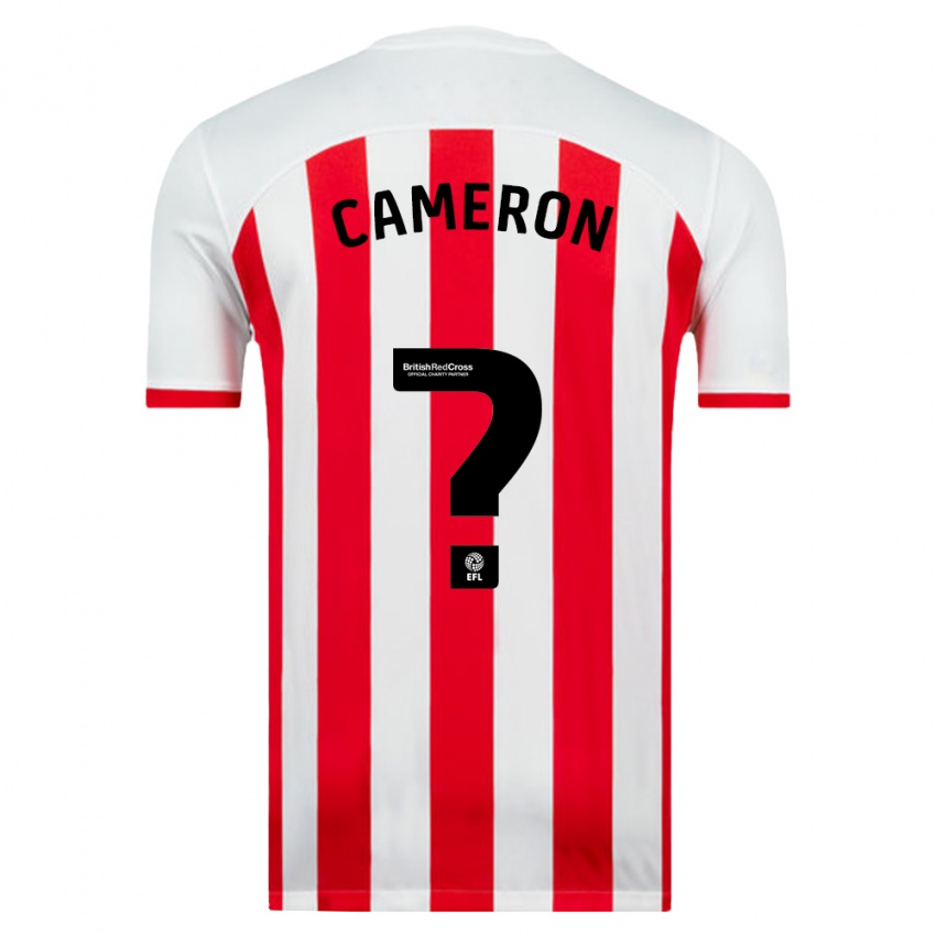 Kinder Dan Cameron #0 Weiß Heimtrikot Trikot 2023/24 T-Shirt