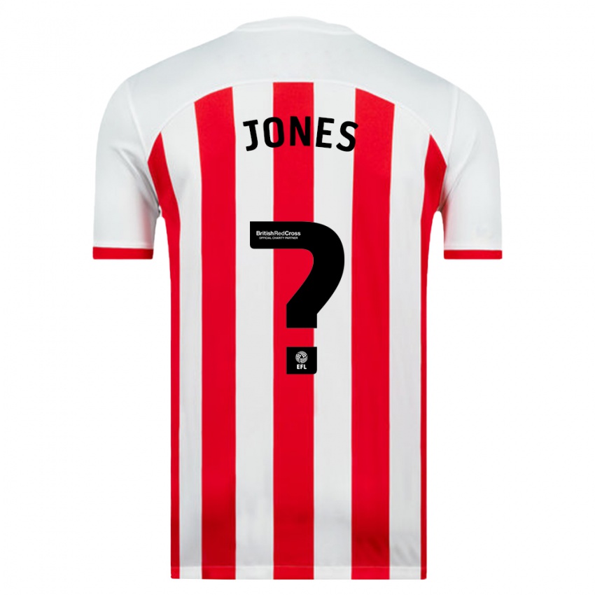 Kinder Jenson Jones #0 Weiß Heimtrikot Trikot 2023/24 T-Shirt