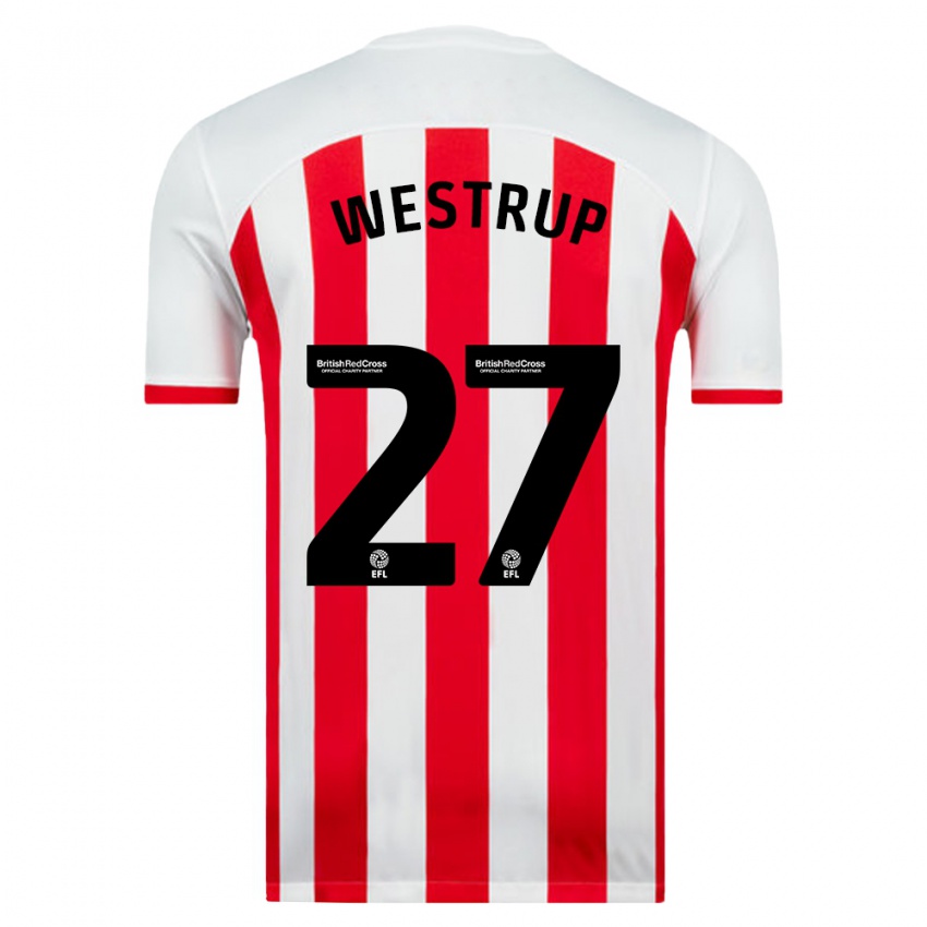 Kinder Brianna Westrup #27 Weiß Heimtrikot Trikot 2023/24 T-Shirt