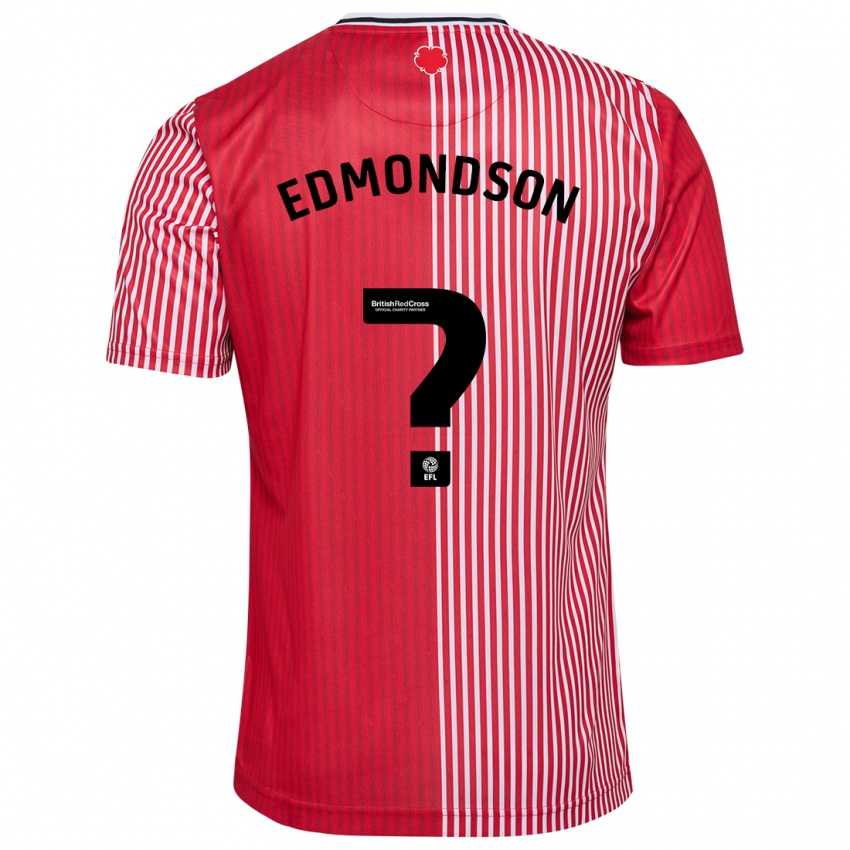 Kinder Tyler Edmondson #0 Rot Heimtrikot Trikot 2023/24 T-Shirt