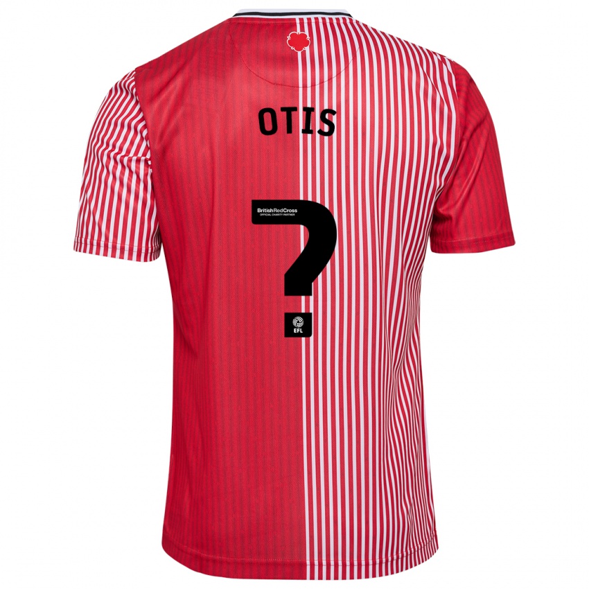 Kinder Lewis Otis #0 Rot Heimtrikot Trikot 2023/24 T-Shirt