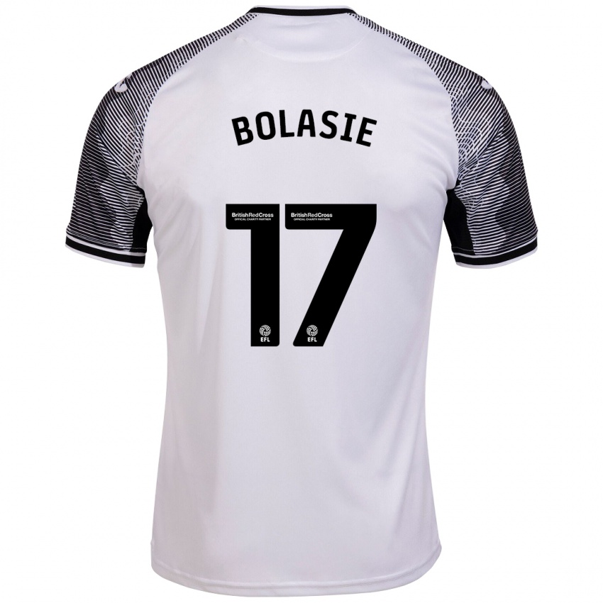 Kinder Yannick Bolasie #17 Weiß Heimtrikot Trikot 2023/24 T-Shirt