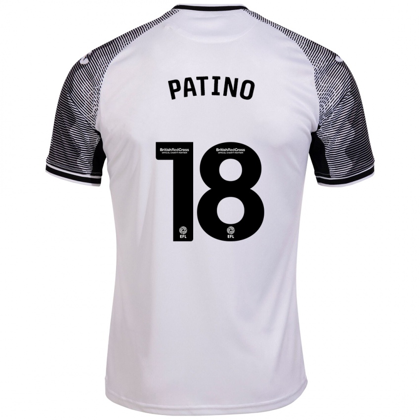 Kinder Charlie Patino #18 Weiß Heimtrikot Trikot 2023/24 T-Shirt