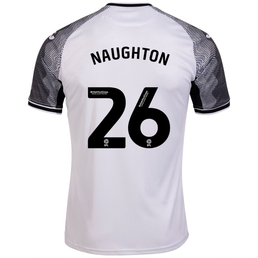 Kinder Kyle Naughton #26 Weiß Heimtrikot Trikot 2023/24 T-Shirt